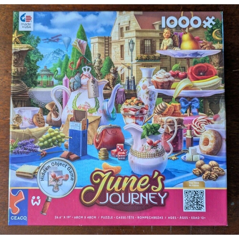 Ceaco June’s Journey Tea Time Puzzle 1000 Pieces